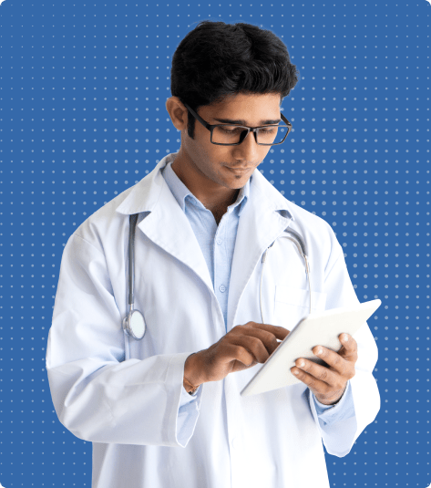 Physician Reviewing Contract